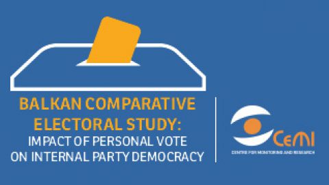 Balkanska komparativna studija izbora – Uticaj personalnog glasanja na unutarpartijsku demokratiju