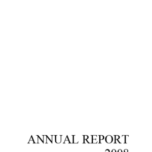 ANNUAL REPORT 2008