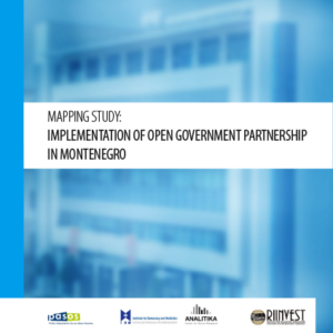 Mapping study: Implementation of Open Government Partnership in Montenegro