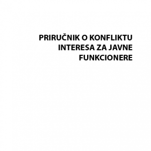 PRIRUCNIK O KONFLIKTU INTERESA ZA JAVNE FUNKCIONERE