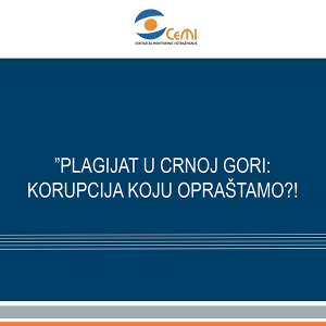 Plagijat u Crnoj Gori Korupcija koju oprastamo