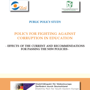 Policy for fighting against Corruption in Education