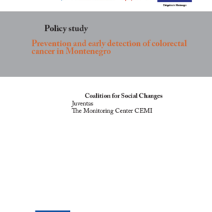 Prevention and early detection of colorectal cancer in Montenegro