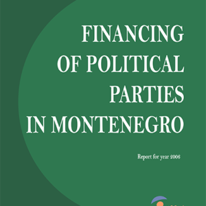 Report on the Financing of Political Parties 2006