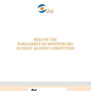 Role of the Parliament of Montenegro in fight against corruption