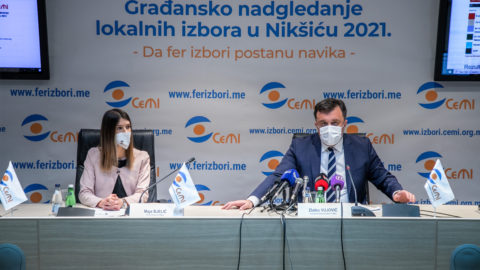 The election campaign in Niksic was marked with strong tension, pressures and widespread disregard for epidemiological measures